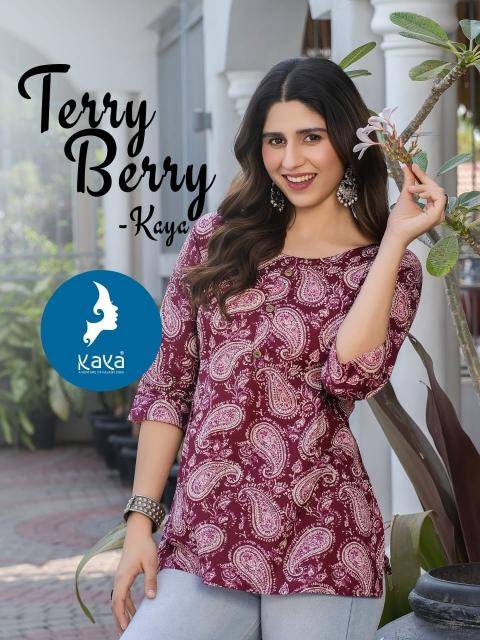 Kaya terry berry Kurti wholesale online in Gujarat